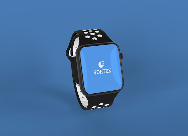 modelo de reloj deportivo negro