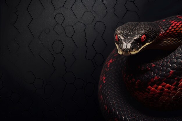 Modelo de reptil serpiente Generar Ai