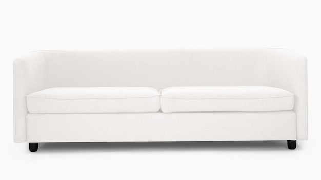 Modelo de sofá en png en estilo minimalista