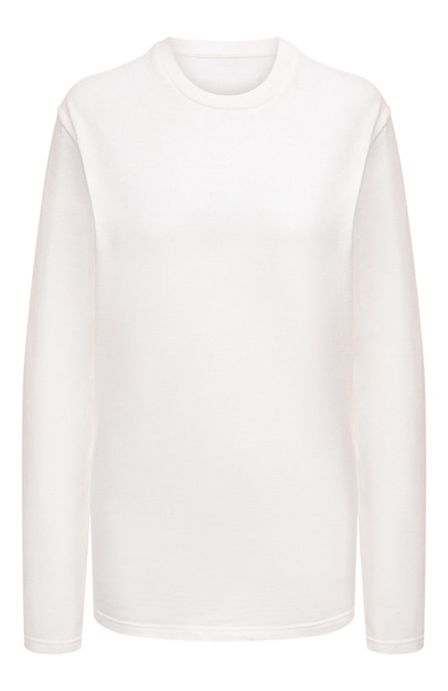 modelo de sudadera blanca para mujeres en un maniquí