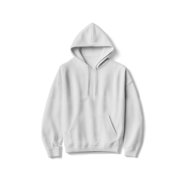 Modelo de sudadera con capucha para la presentación de ropa elegante y profesional