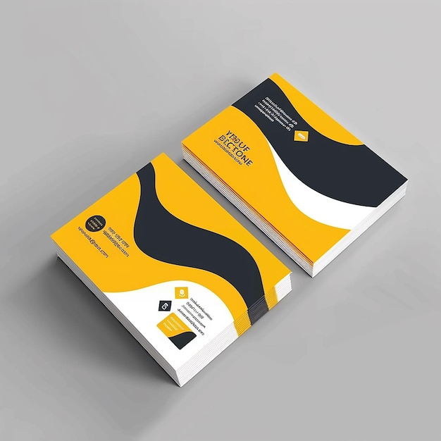 Modelo de tarjeta de visita elegante y elegante Vector Diseño único moderno, creativo y limpio