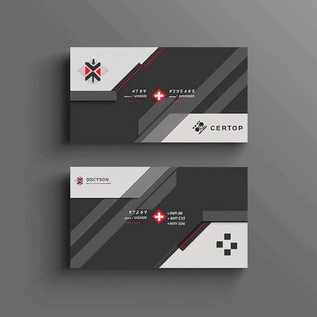 Modelo de tarjeta de visita elegante y elegante Vector Diseño único moderno, creativo y limpio