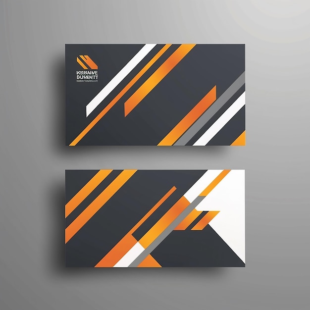 Modelo de tarjeta de visita elegante y elegante Vector Diseño único moderno, creativo y limpio