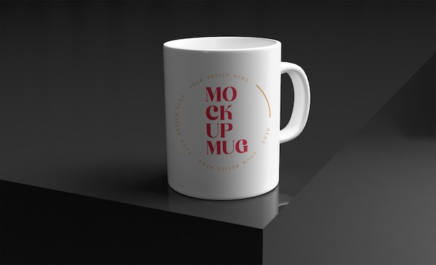 Foto modelo de taza blanca elegante en formato psd