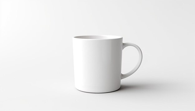 Foto modelo de taza blanca