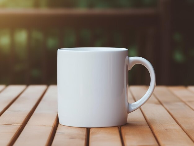 Modelo de taza de cerámica elegante para la marca generada por la IA