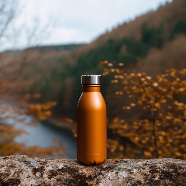 Modelo de termo de botella de agua