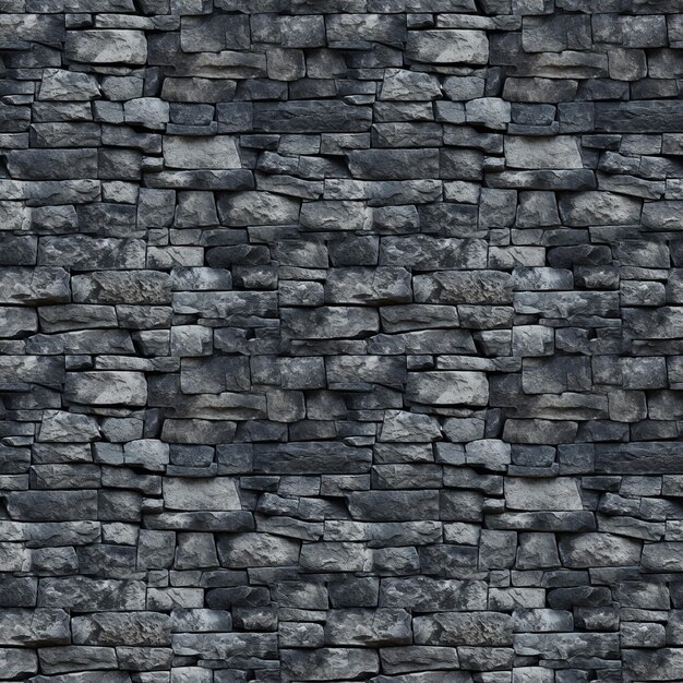 Foto modelo de textura de pared de piedra sin costura de mampostería de azulejos de fondo 3d