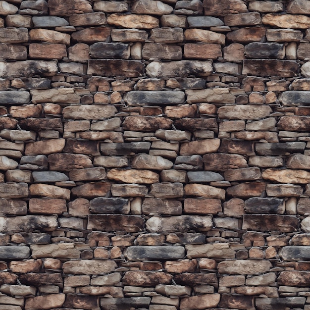 Foto modelo de textura de pared de piedra sin costura de mampostería de azulejos de fondo 3d