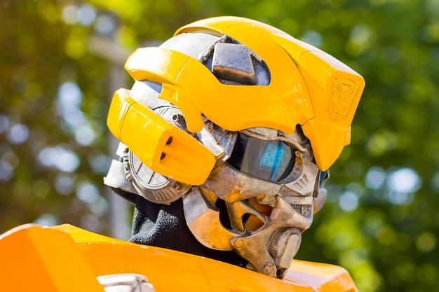Modelo de transformador abejorro abejorro robot transformador personaje de la película transformador