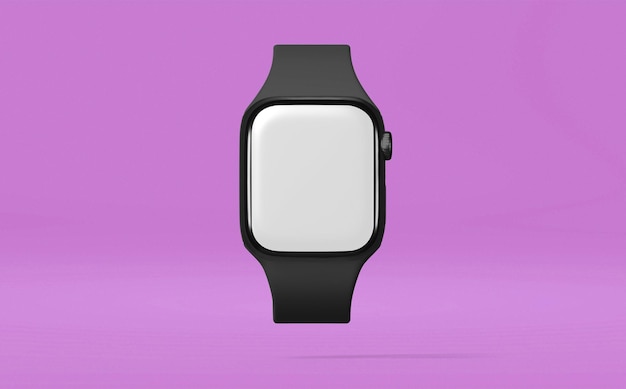 Modelo transparente png da tela do smartwatch