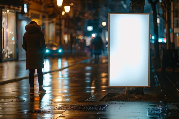 Foto modelo vertical branco em branco gerado pela ia