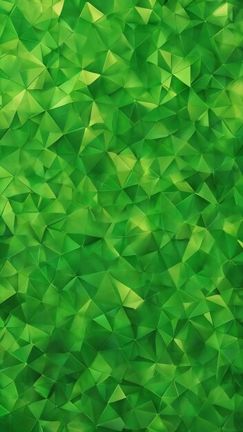 Modelos de design criativo de fundo de mosaico poligonal verde abstrato
