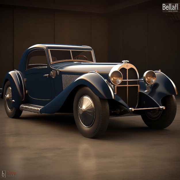Foto modelos realistas de coches bugatti