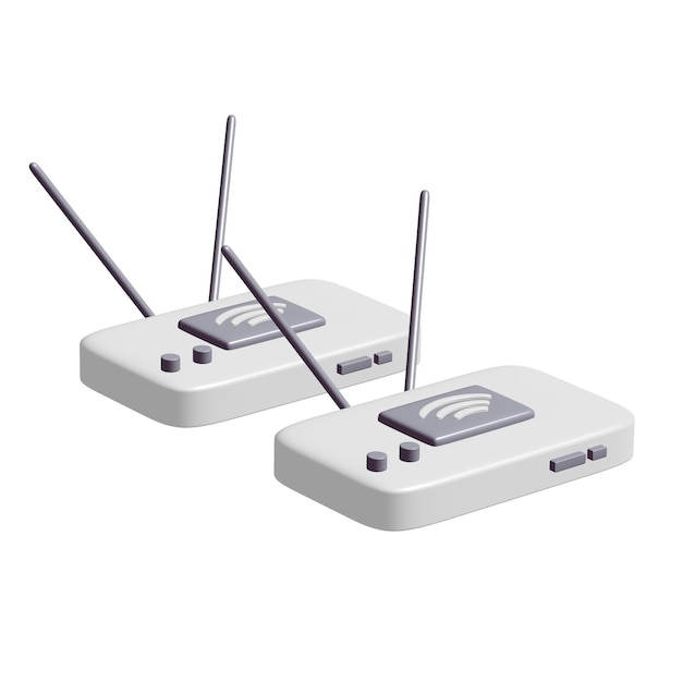 Modem enrutador con la antena de alta velocidad wifi internet inalámbrico