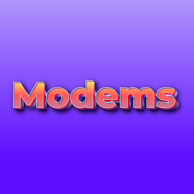 ModemsText-Effekt JPG-Farbverlauf lila Hintergrundkartenfoto