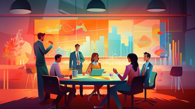 Modern_Office_Business_Meeting_Illustration