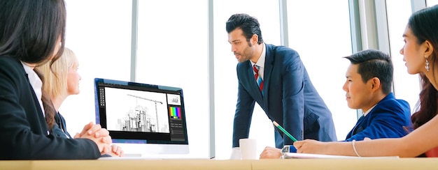 Moderna aplicación de software de diseño arquitectónico para empresas de arquitectos.