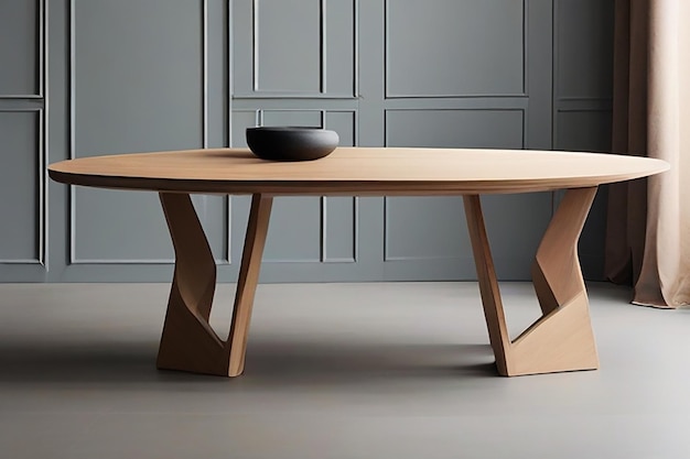 Modernas formas no convencionales en estilo minimalista mesa de comedor única