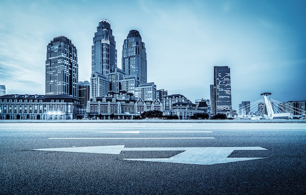 Moderne Architekturlandschaft und Stadtskyline