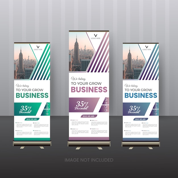 Moderne Business Roll Up BannerDesign-Vorlage