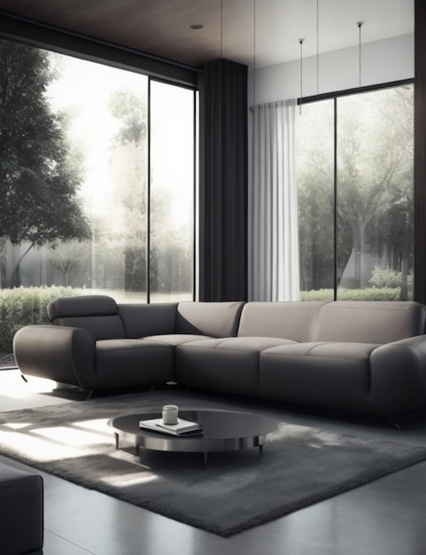 moderne Couch im modernen Haus