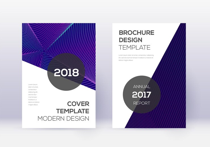 Foto moderne cover-design-vorlagen neon-abstract li