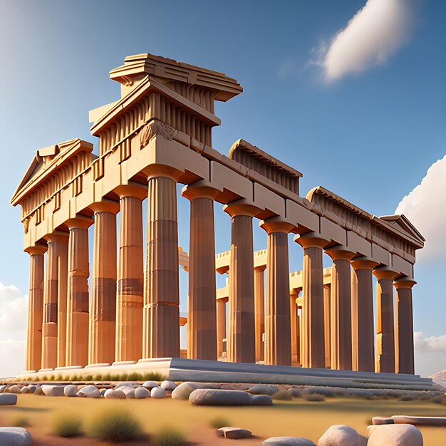 Moderne des Parthenon in Athen