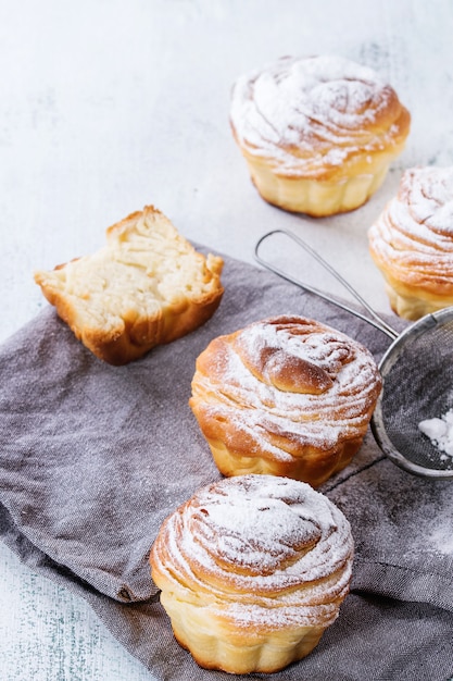 Moderne Gebäckcruffins