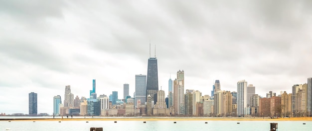 Moderne Gebäude in der Stadt gegen den Himmel Chicago CityUSA