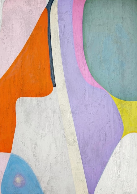 Moderne geometrische farbenfrohe konzeptuelle abstrakte Kunst
