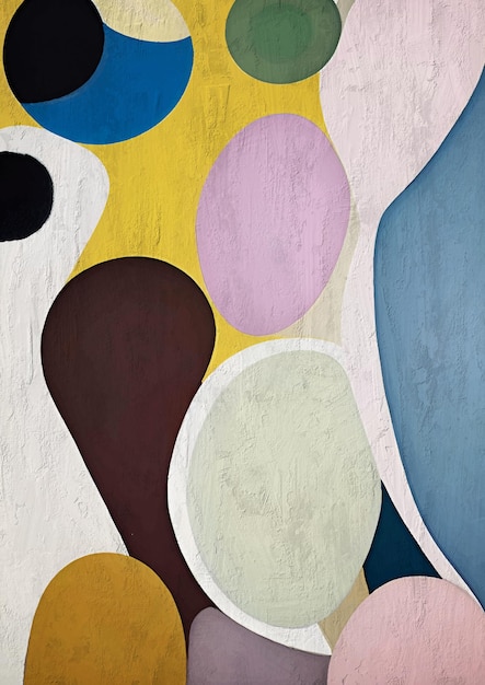Moderne geometrische farbenfrohe konzeptuelle abstrakte Kunst