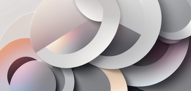 Moderne Graustufe Fusion Abstrakte geometrische Hintergrundkomposition für Poster Flyer und Landing Pa