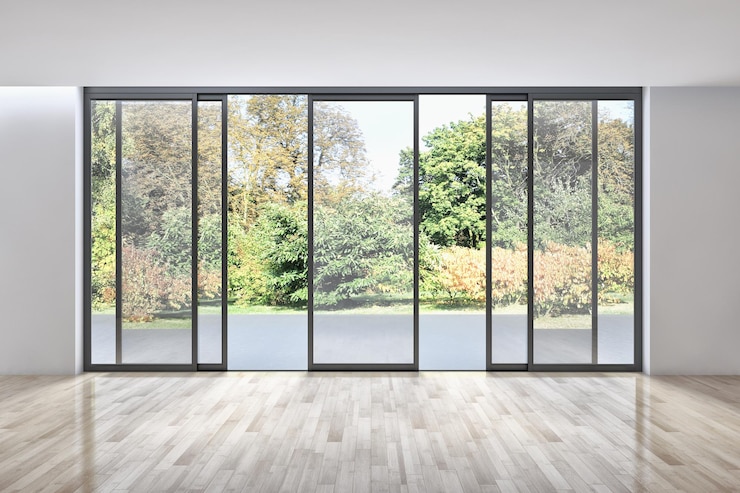 Foto moderne, helle innenräume wohnung 3d-darstellung
