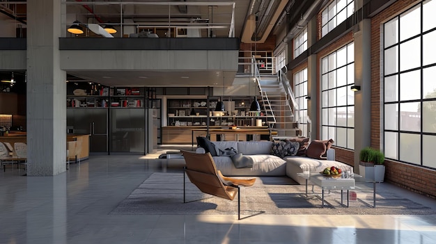 Moderne Industrie-Loft