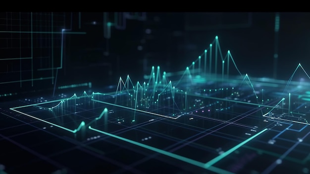 Moderne Infografik-Vorlage mit Statistikdiagrammen und Finanzdiagrammen Diagrammvorlage und Diagramm