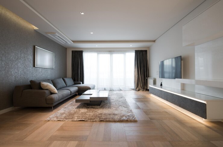 Moderne Innenarchitektur des Wohnzimmers