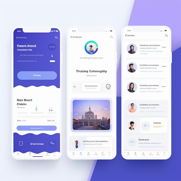 Moderne iOS-UIUX-Design-App