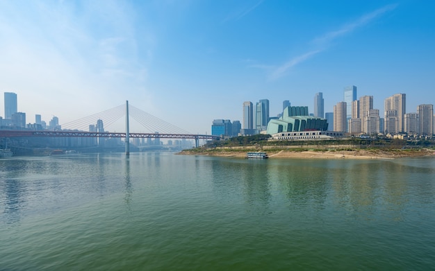 Moderne Metropole Skyline, Chongqing, China