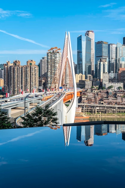 Moderne Metropole Skyline, Chongqing, China,