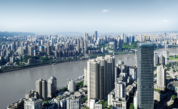 Moderne Metropolenskyline, Chongqing, China,