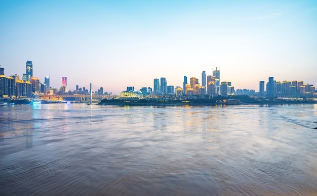 Moderne Metropolenskyline, Chongqing, China