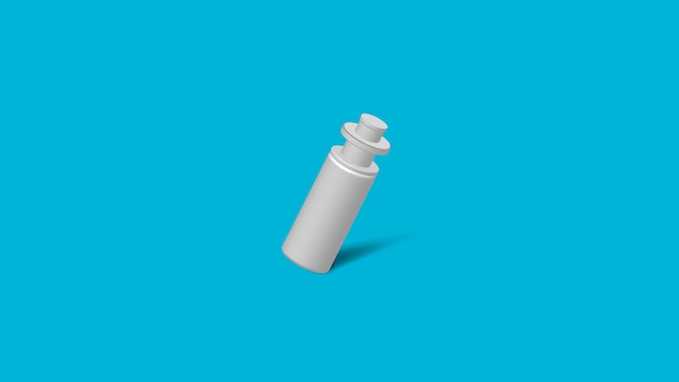 Moderne Parfümflasche isoliert für Verpackungsdesign