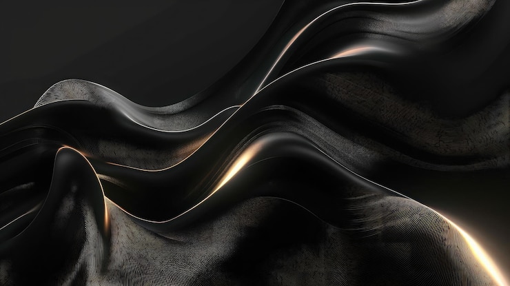 Foto moderne schwarze hintergrundlinie licht abstract