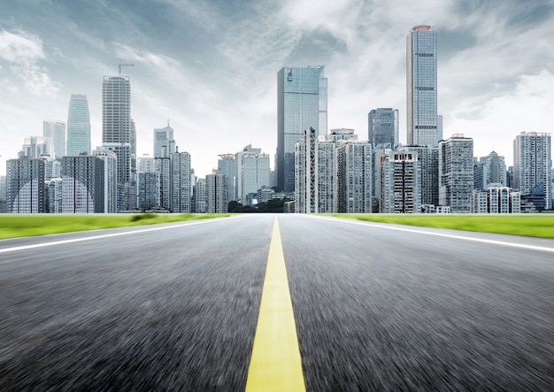 Moderne Stadt Skyline