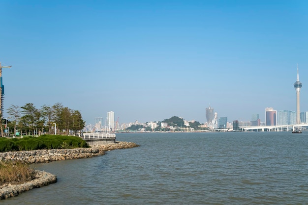 Moderne Stadtlandschaft Chinas Zhuhai