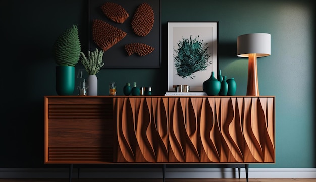 Moderne Wohndeko-Sideboards mit generativer KI