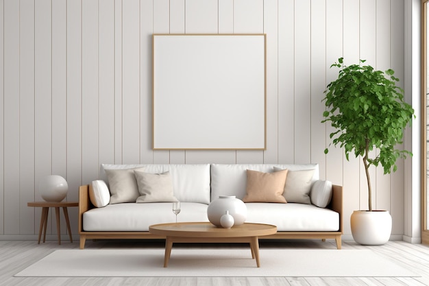 moderne Wohnzimmer-Innenarchitektur