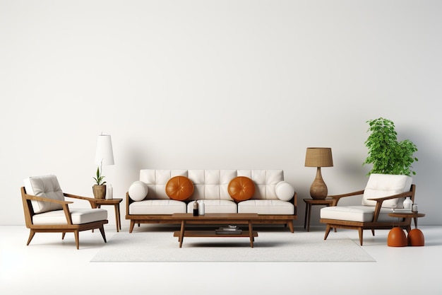 moderne Wohnzimmer-Innenarchitektur